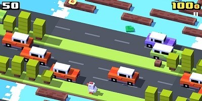 crossy road game on computer