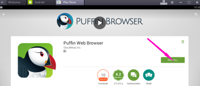 Puffin web browser for windows xp